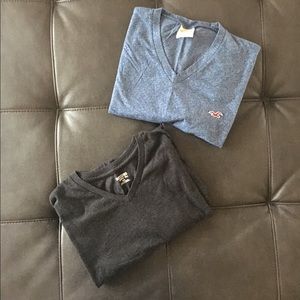 Men’s V Neck T Shirts Hollister and Mossimo